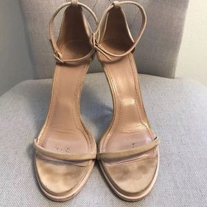 Authentic Givenchy Nude Suede Sandal | Size 38